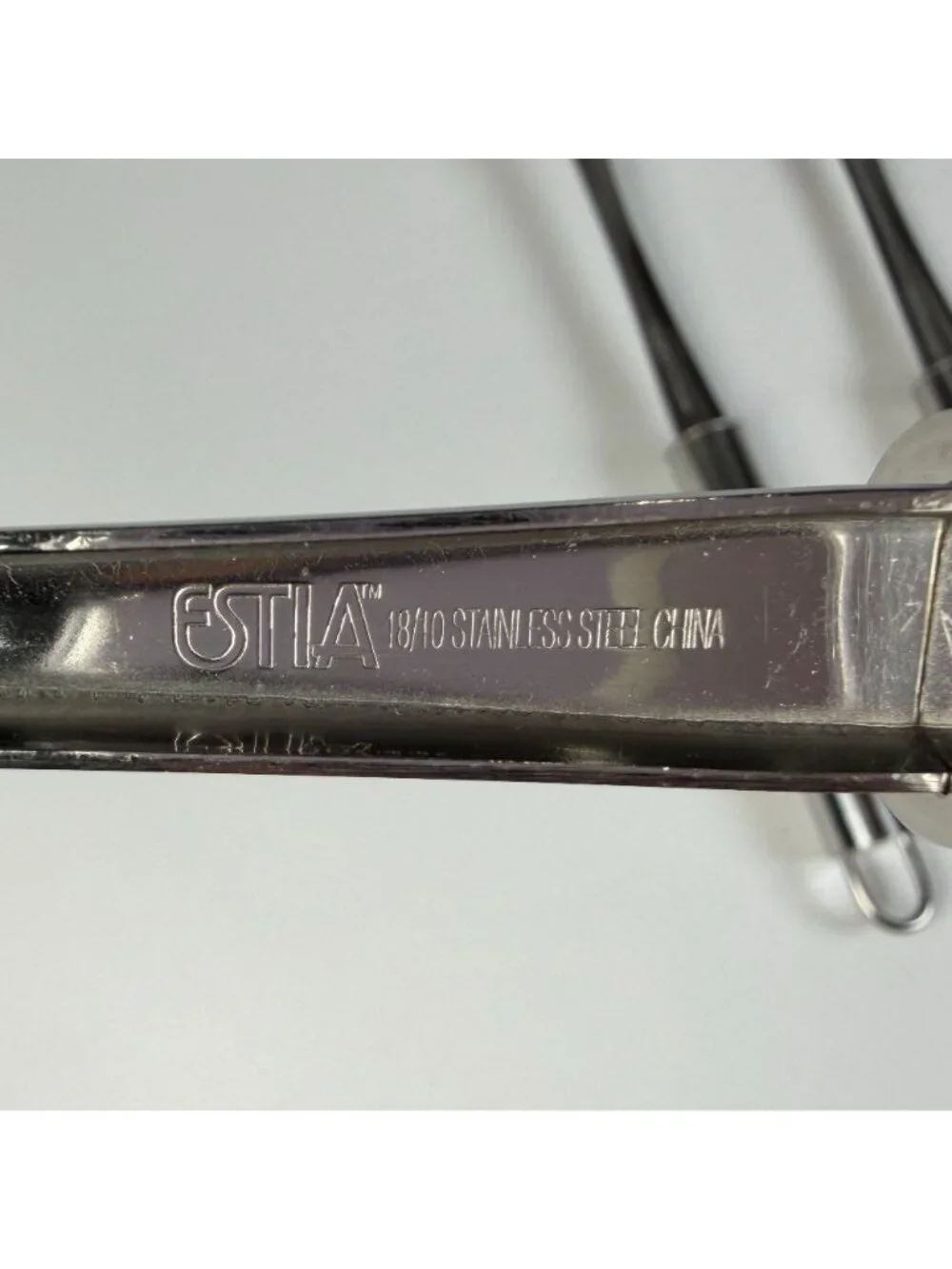 Estia 18/10 Stainless Steel Kitchen Utensil Set of 5 Ladle Spoons Spatula Fork